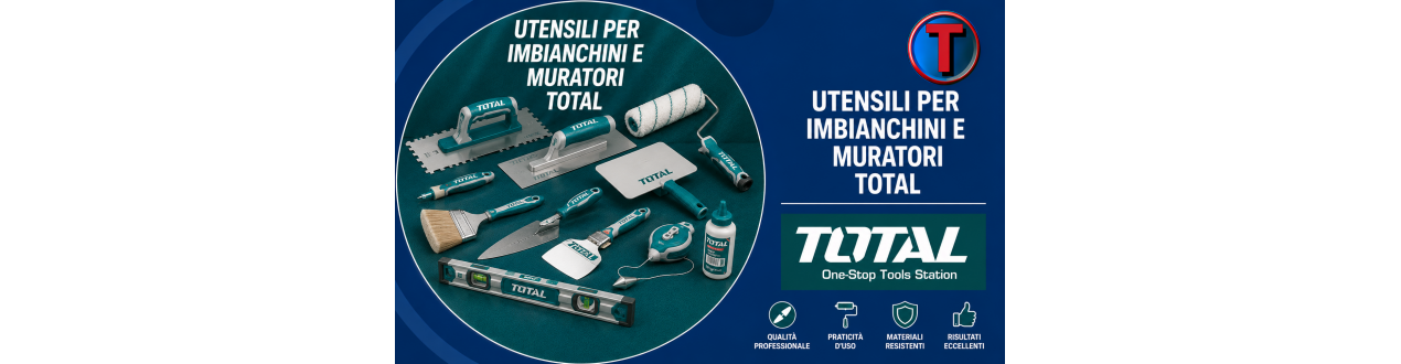 Utensili per Imbianchini e Muratori TOTAL | Tre A