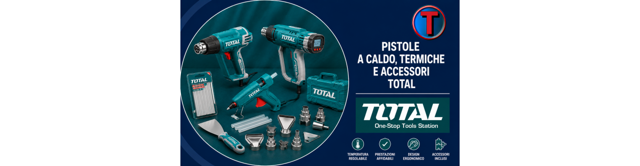 Pistole Termiche e per Colla TOTAL | Accessori | Tre A