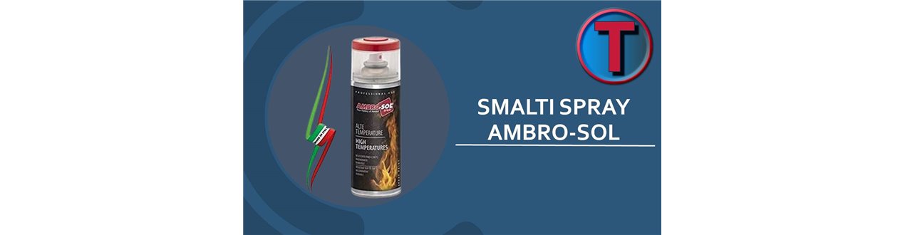 Smalto Spray in bomboletta Ambro-Sol, aggrappanti plastica e metallo