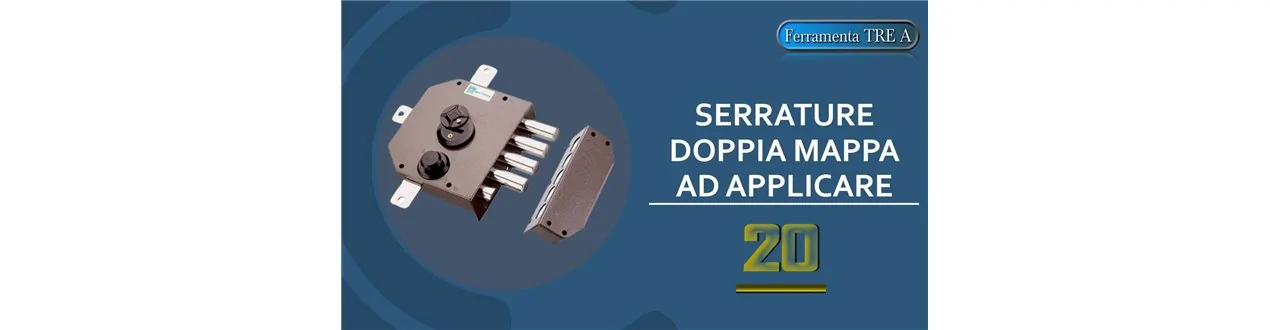 Serrature doppia mappa serie 20