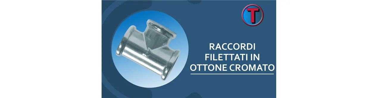 RACCORDERIA OTTONE CROMO CAVALETTO