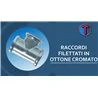 Raccordi in Ottone Cromato Cavalletto e Bänninger