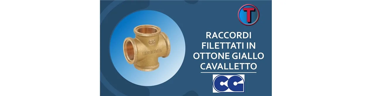 RACCORDI IN OTTONE CAVALETTO