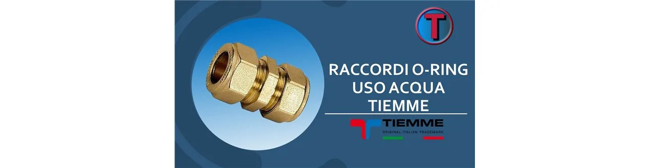 RACCORDI O-RING PER TUBO RAME USO ACQUA