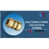 RACCORDI O-RING PER TUBO RAME USO ACQUA