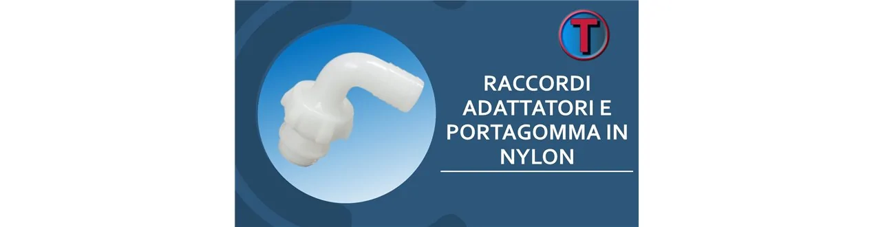 RACCORDI FILETTATI PORTAPOMPA IN NYLON 