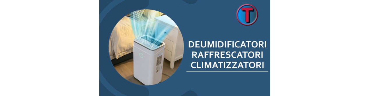 RAFFRESCATORI, DEUMIDIFICAZIONE, PURIFICAZIONE D'ARIA E CLIMATIZZATORI