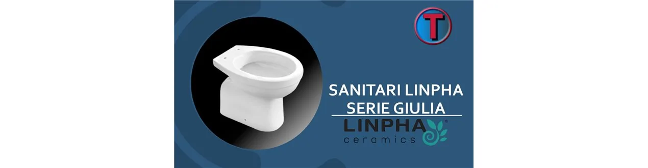 Sanitari Serie Giulia: Vaso e Bidet in Ceramica