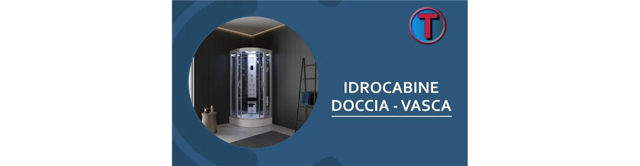 BOX DOCCIA-VASCA CON IDROMASSAGGIO, IDROCABINE, CABINE DOCCIA IDRO