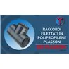 RACCORDI FILETTATI IN PLASTICA PLASSON