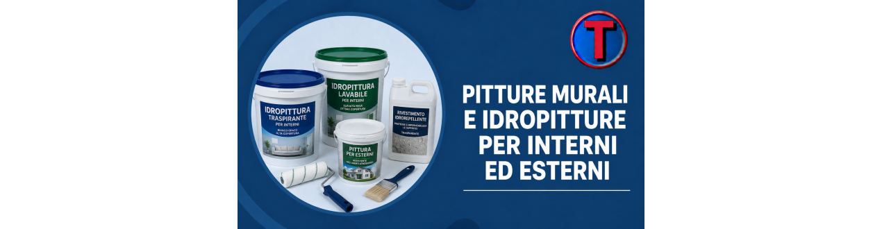 Pitture Murali e Idropitture per Interni ed Esterni | Ferramenta Tre A
