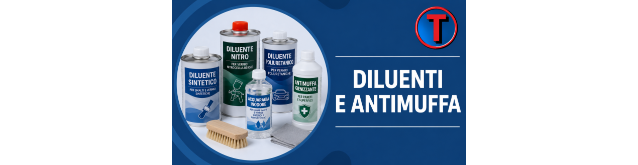 Diluenti, Solventi e Prodotti Antimuffa | Ferramenta Tre A