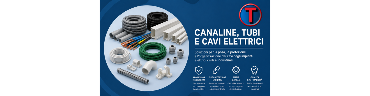 Canaline, Tubi e Cavi Elettrici | Ferramenta Tre A