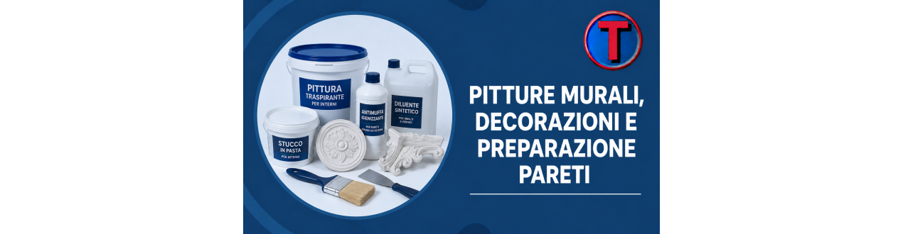Pitture Murali, Decorazioni e Preparazione Pareti | Ferramenta Tre A