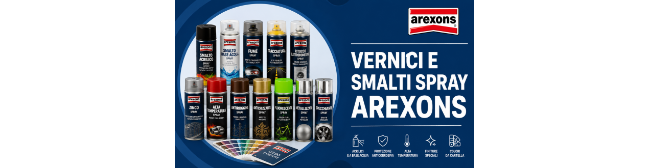 Vernici e Smalti Spray Arexons | Ferramenta Tre A